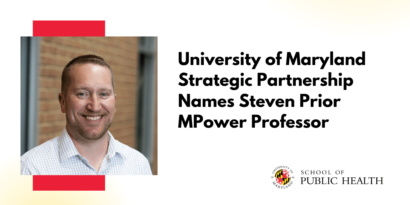 University Of Maryland Strategic Partnership Appoints Steven Prior As